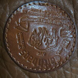 Vintage Earthbags NYC Italian Leather Shoulder Bag - Heavy Pebble Grain - Floren